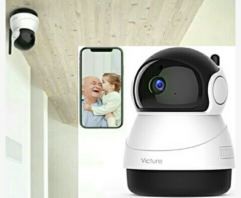 Victure Baby Camera Monitor - Wireless 2Way Audio Home Video Cam with Motion Sensor - OptiCover Brand
