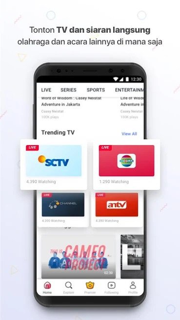 7 Aplikasi TV Online Terbaik di Smartphone Android - Adh Blog