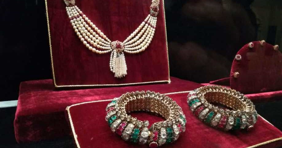 Dazzling jewelery collection of the Nizam family - displayed at the 