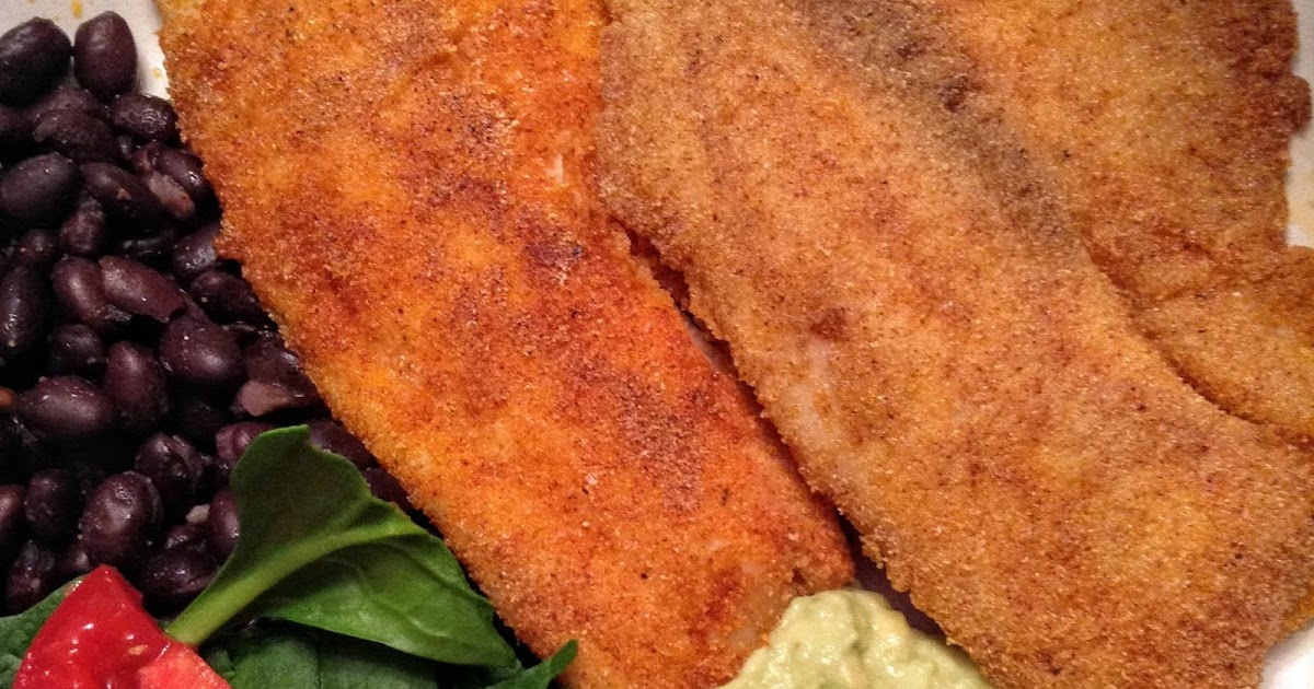 Predilections 15 Minute Meal Cornmeal Crusted Tilapia with Avocado Cream