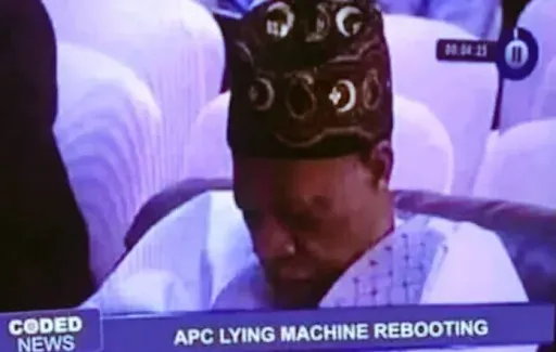 Lai Mohammed mouth washed for sleeping on live TV