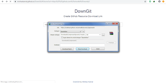 download filedari Github Terbaru