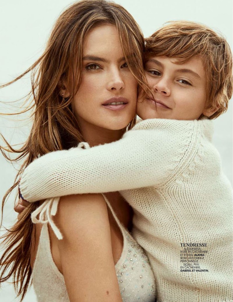 Alessandra Ambrosio Featured in Madame Figaro - Dcember 2019