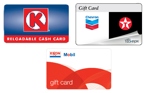 100 Gas Gift Cards For 92 ExxonMobil, ChevronTexaco or