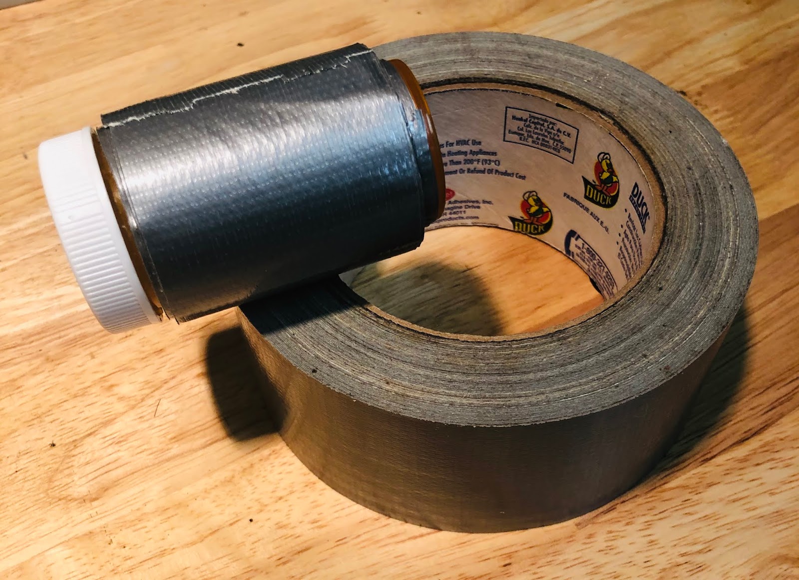 NJ2X Backpacking Hack Packing Duct Tape
