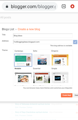 How to make a blog in hindi