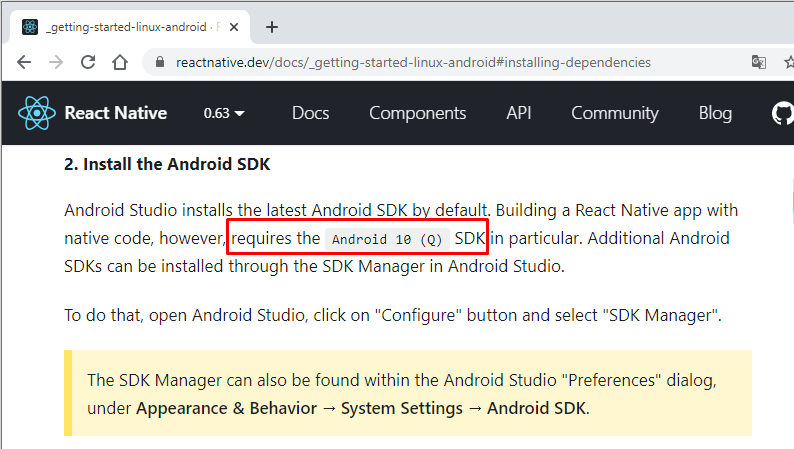 Android SDK Android SDK