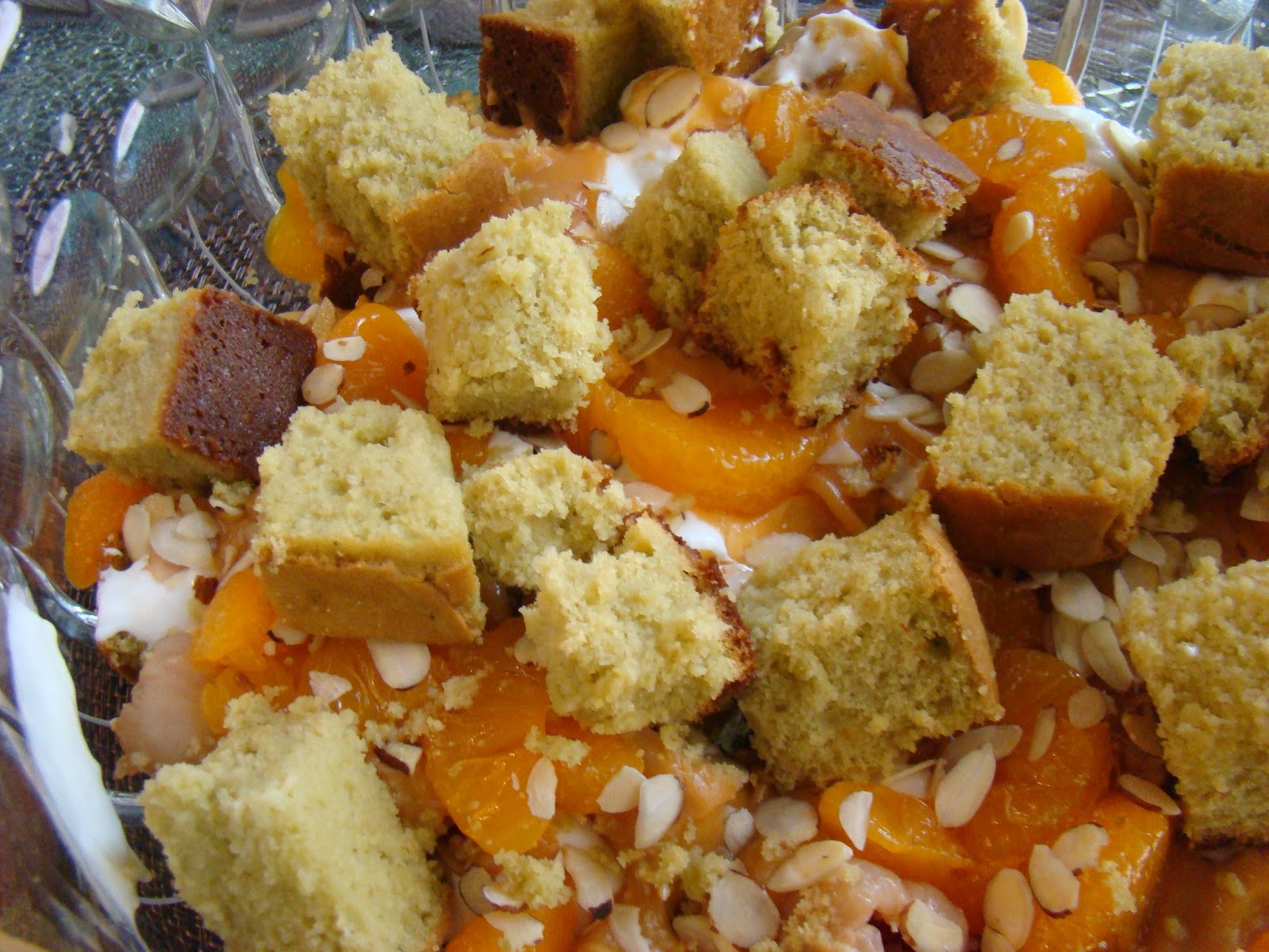 My Favorite Recipes Collection Green Tea Poundcake Trifle with Lychees