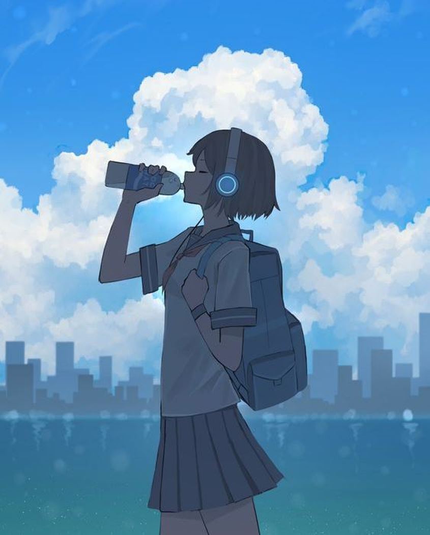 Hình Ảnh Hoạt Hình Anime Nữ Buồn Cô Đơn Một Mình 2023