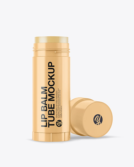 Download Lip Balm Tube Mockup PSD Mockup Templates