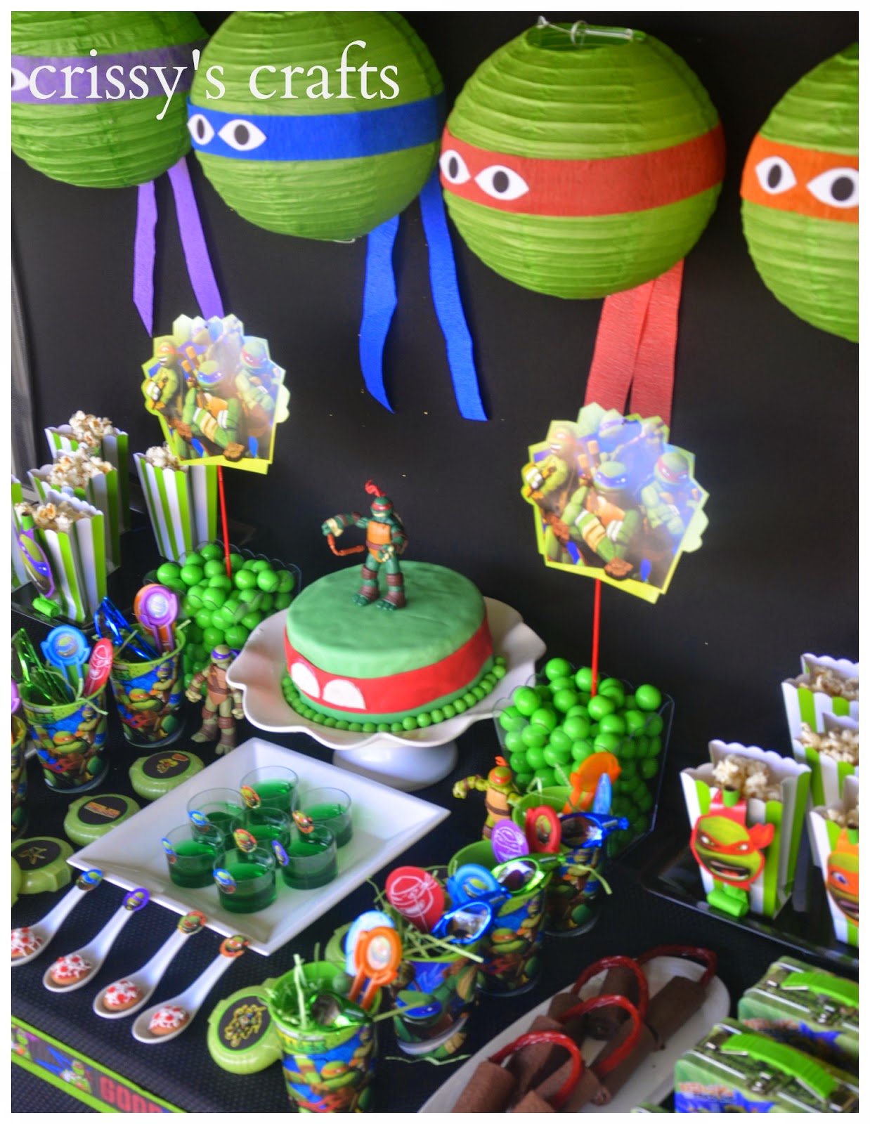 Crissy s Crafts Ninja Turtle Party Crissy s Crafts Ninja Turtle Party