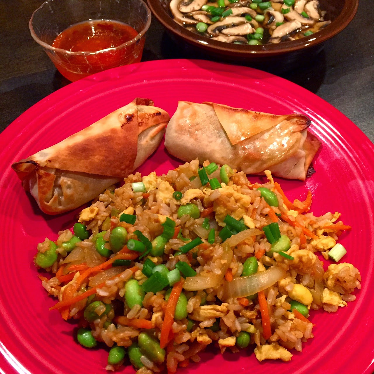 Tasty and (Mostly) Healthy Recipes: Asian Edamame Fried Rice