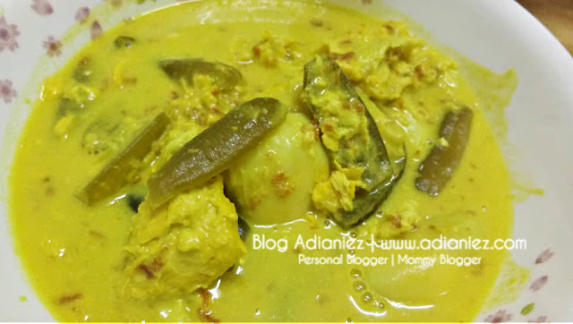 Resepi : Masak Lemak Telur Itik & Belimbing Buluh