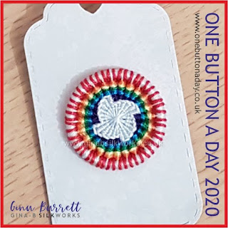Day 348 : Swirl - One Button a day 2020 by Gina Barrett