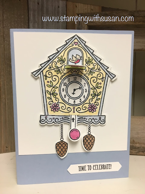 Stampin' Up!, www.stampingwithsusan.com, Cuckoo Clock, Cuckoo for You,