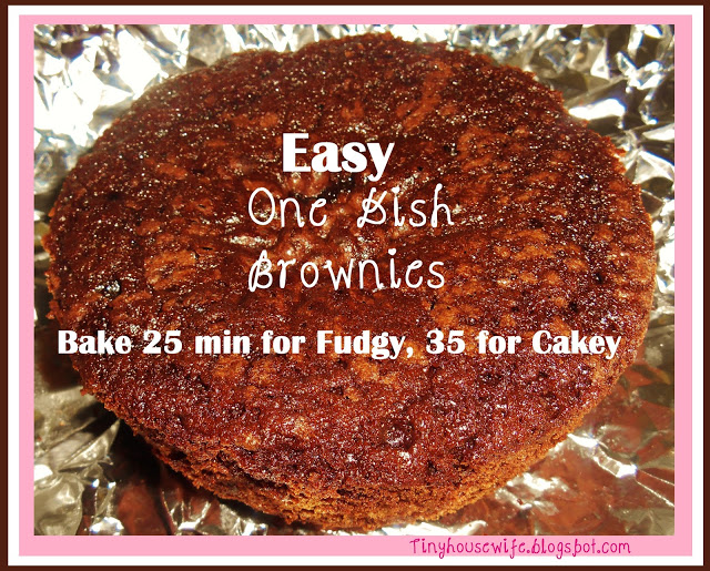 Easy One Dish Brownies!