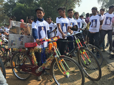 वजीरगंज साइकिल रेस की खूबसूरत साइकिल, Beautiful Cycle Of Wazirganj Cycle Race, AnjNewsMedia