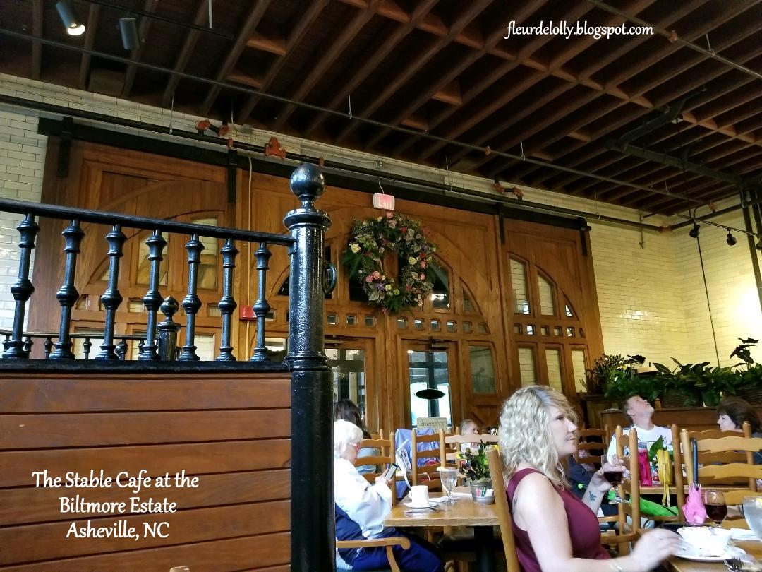 Fleur de Lolly Dining Out Asheville, NC, The Stable Cafe at the Biltmore Estate