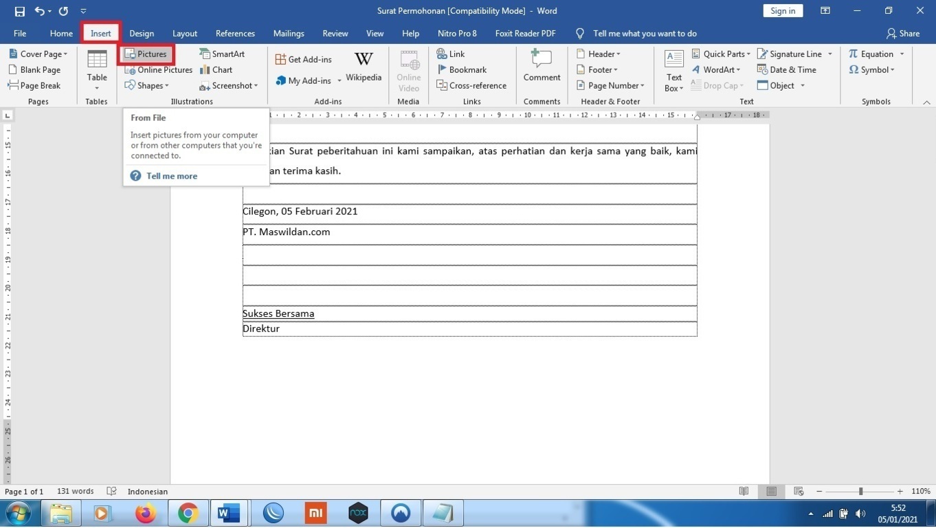 Cara Menghapus Background Tanda Tangan Di Microsoft Word