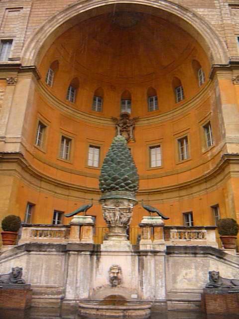 Os Palácios Vaticanos pigna pavoni - Os Palácios Vaticanos
