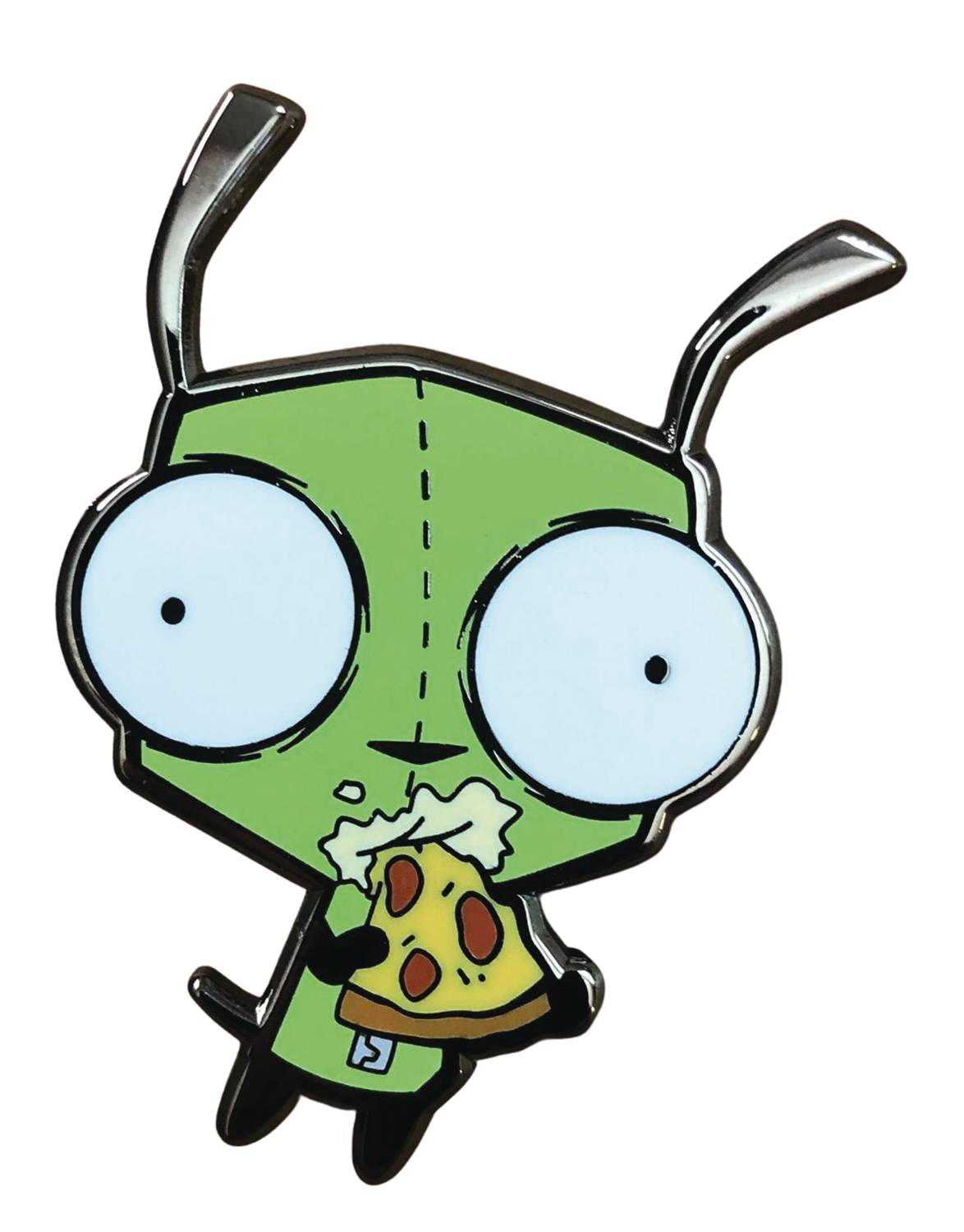 NickALive! Zen Monkey Studios Unveils 'Invader ZIM' GIR Pin Badge