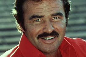 Burt Reynolds and his famous mustache
