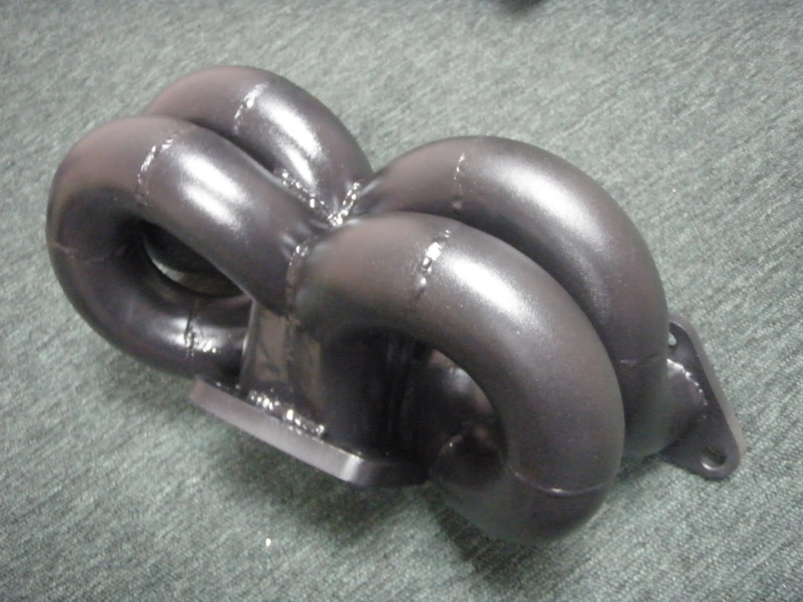 Coated by Dynatech Ceramic Coating (exhaust manifold, downpipe