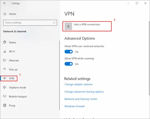 Cara Setting VPN Client (PPTP & L2TP) Windows 10