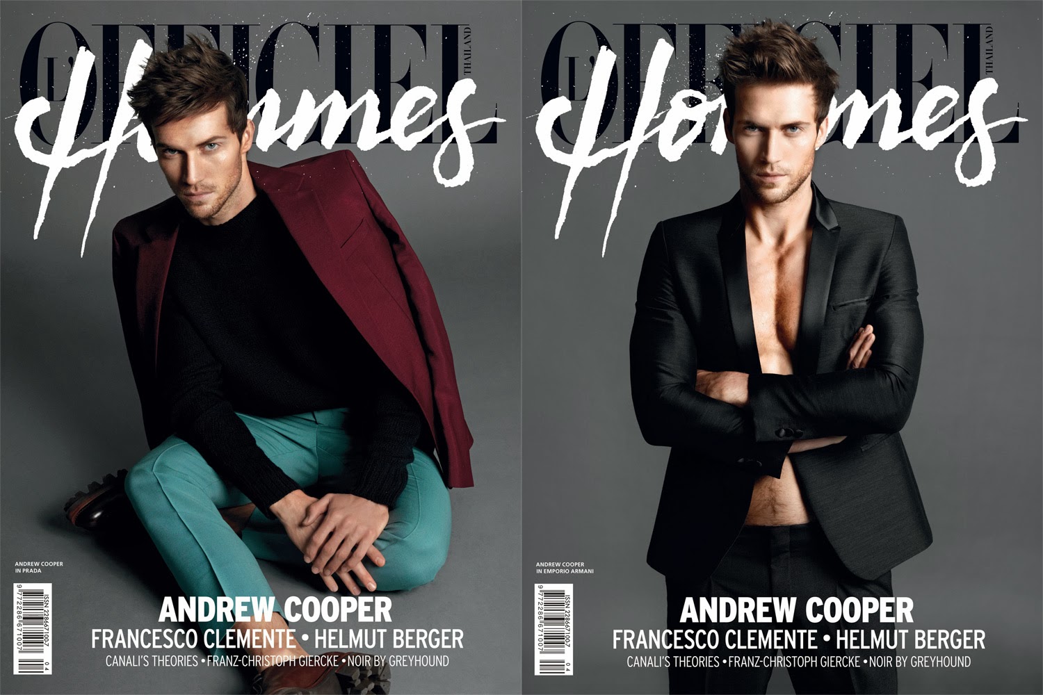 ANDREW COOPER BY ARSETO ADIPUTRA FOR L'OFFICIEL HOMMES THAILAND F/W ...