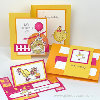 Stampin' Up! Hey Birthday Chick Stamp of the Month Club Card Kit  ~ www.juliedavison.com #stampinup