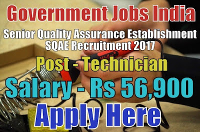 Senior Quality Assurance Establishment SQAE Recruitment 2017