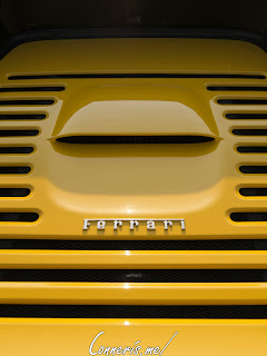 Yellow Ferrari F355 Engine cover