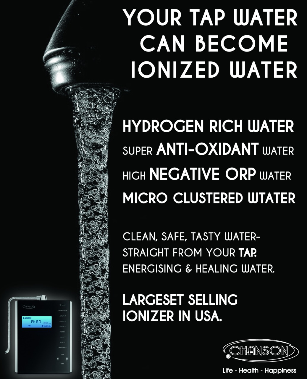 Benefits of drinking alkaline ionized water Your tap water can