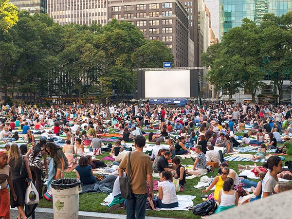 Watch the movie at Bryant Park