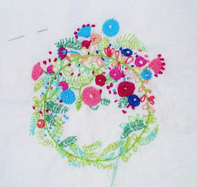 Cours de broderie... Embroidery courses