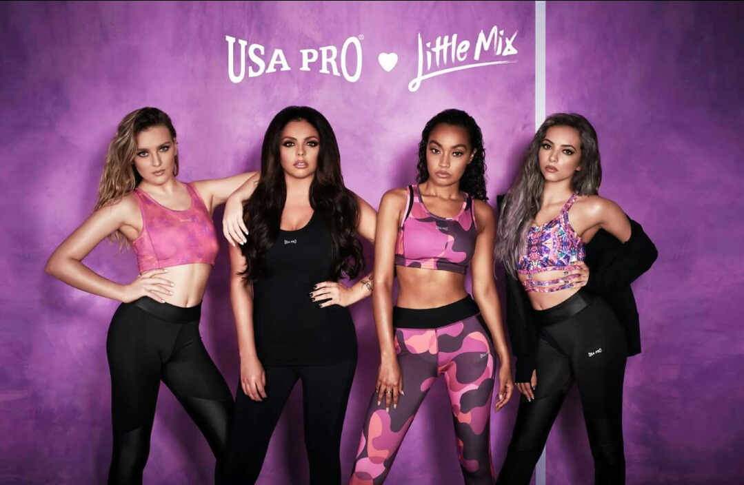 usa pro little mix sports bra