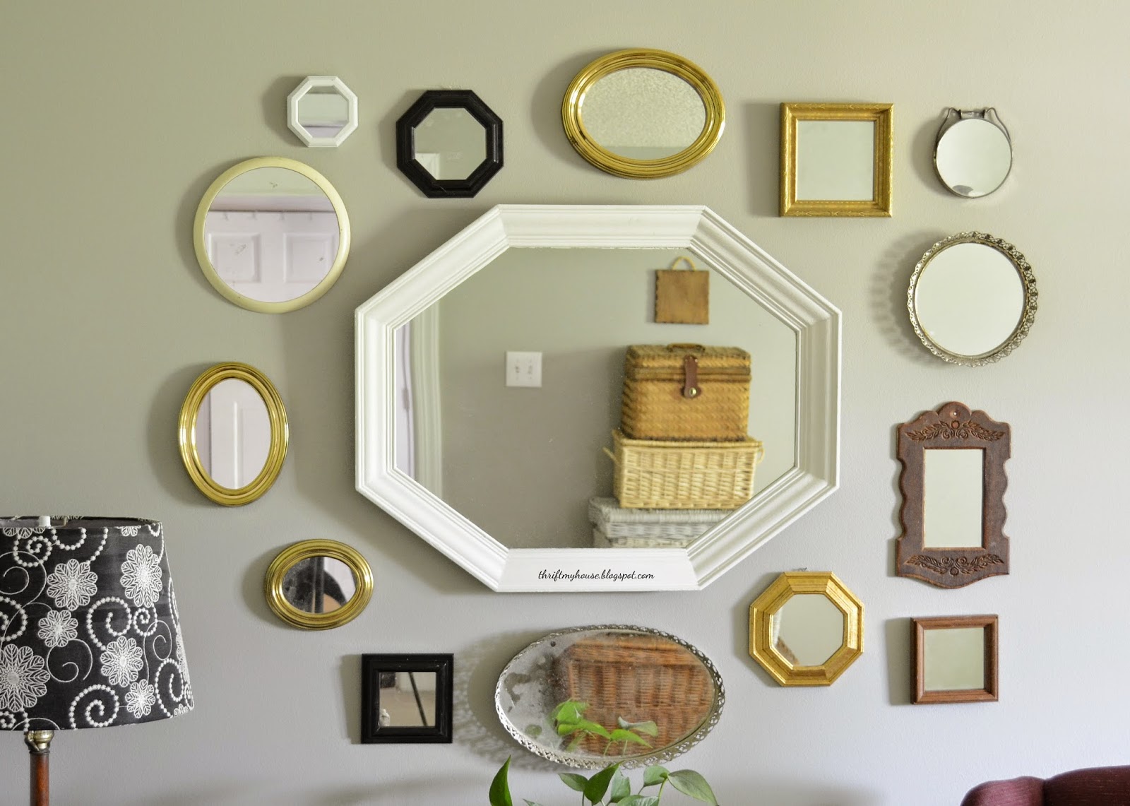 Thrift My House Mirror Gallery Wall