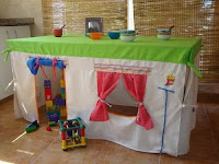 Manteles casitas para niños