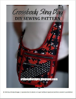 Crossbody Sling Bag by eSheep Designs