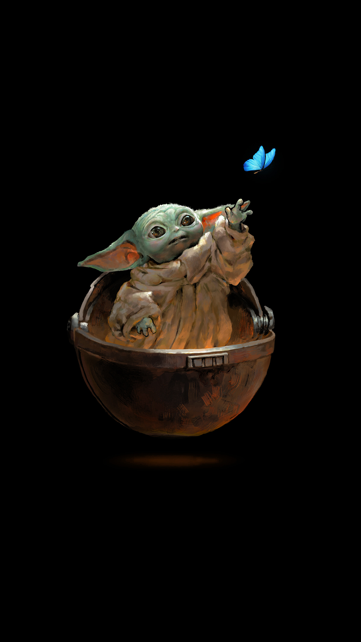 The Child Baby Yoda Background Wallpapers Heroscreen Cool Wallpapers