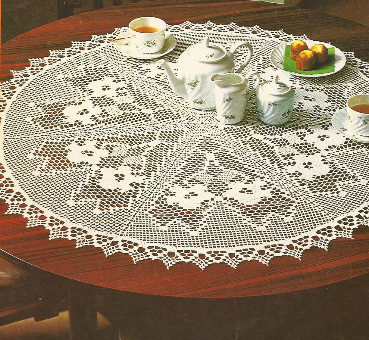 individual crochet redondo
