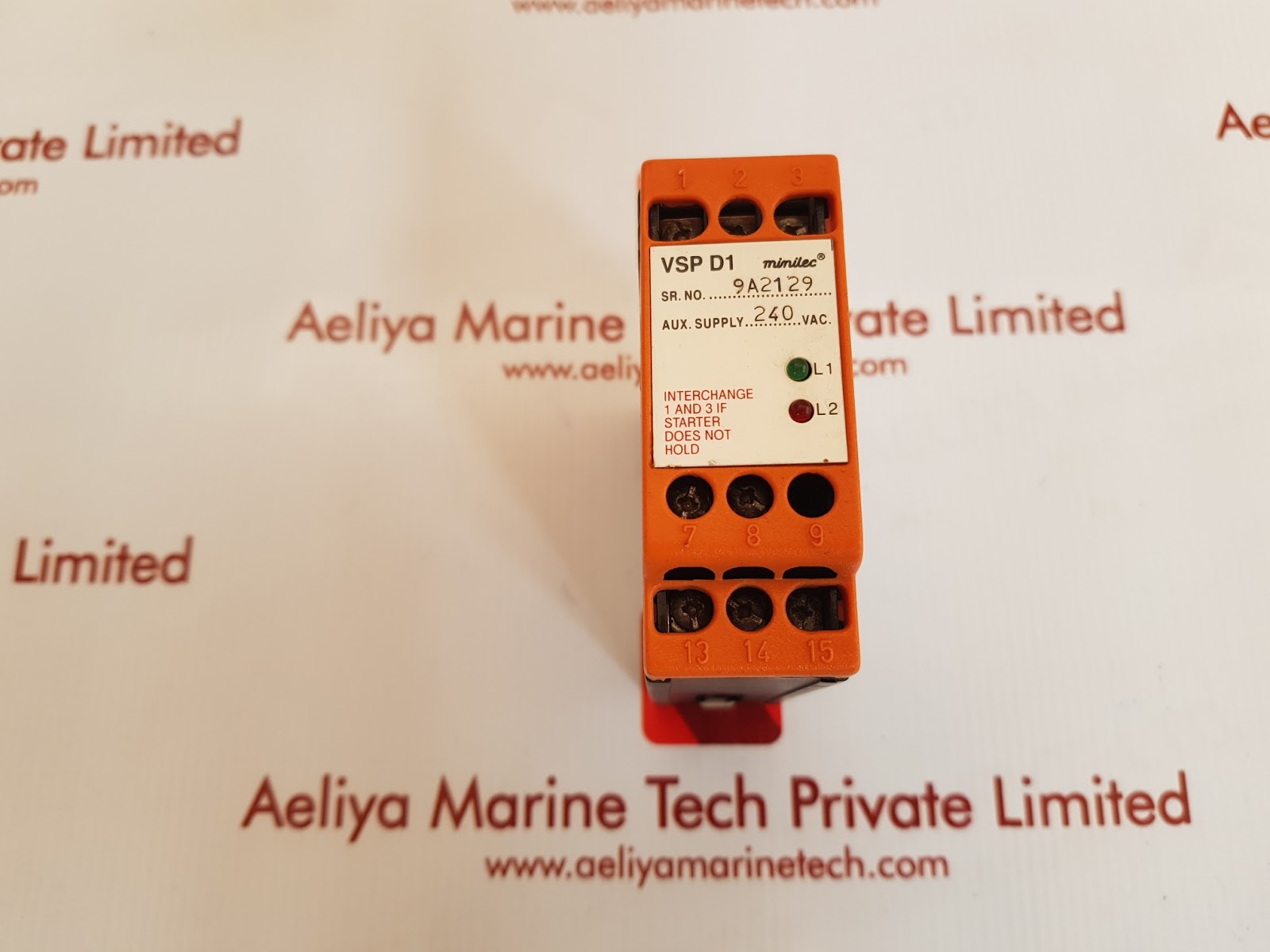 MINILEC VSP D1 PHASE FAILURE RELAY Aeliya Marine