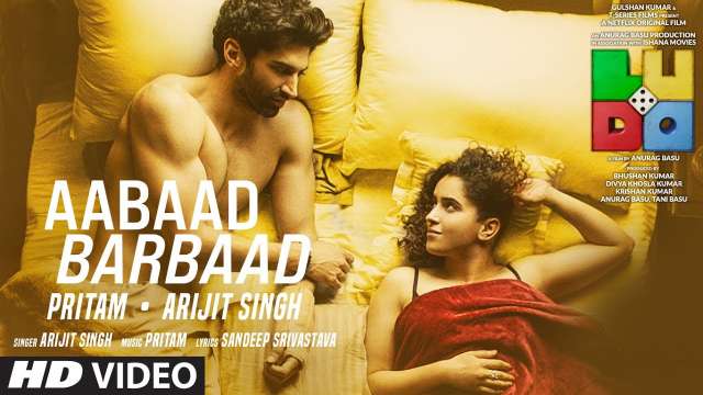 Aabaad Barbaad lyrics - Arijit Singh ( Pritam ) | Ludo