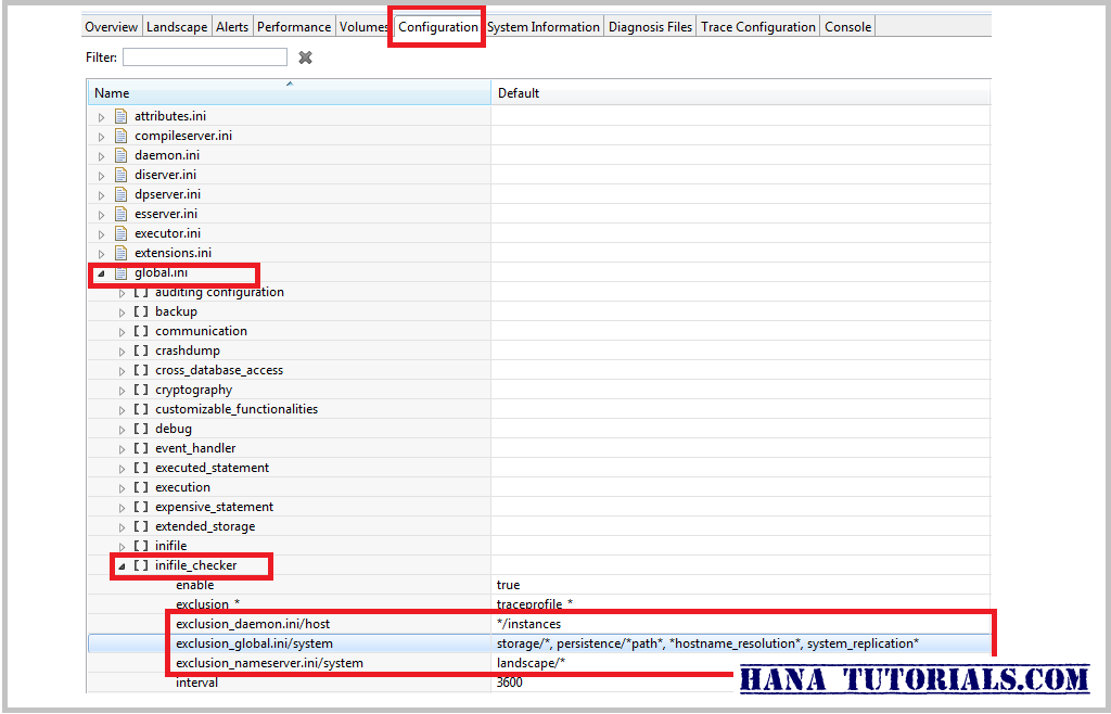 HANA Tutorials Parameters mismatch on Secondary replication site