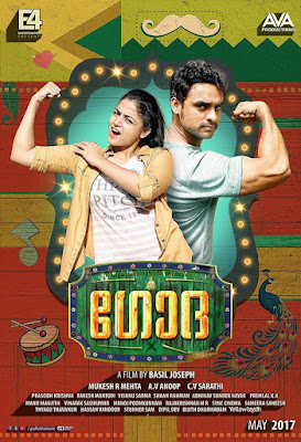 Godha 2017 Malayalam 480p DVDRip 400MB With Bangla Subtitle