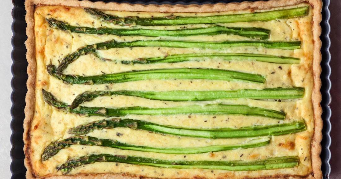 . On the MENU this week. Asparagus and Tuna Quiche