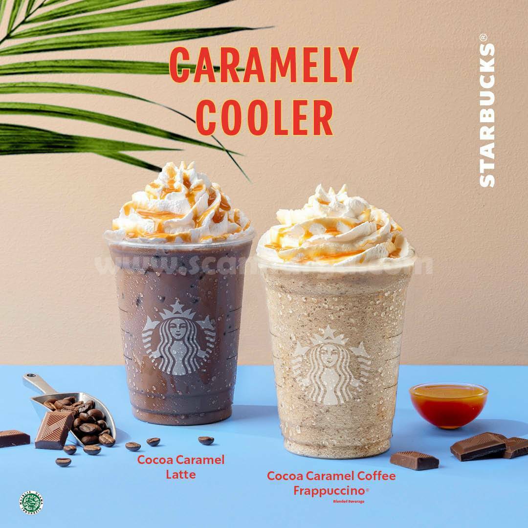 Promo STARBUCKS Creamy Cooler Diskon hingga 50 scanharga