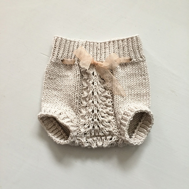 Strikket Shorts Med Mønster