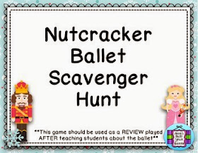 http://www.teacherspayteachers.com/Product/Nutcracker-Ballet-Scavenger-Hunt-1581970