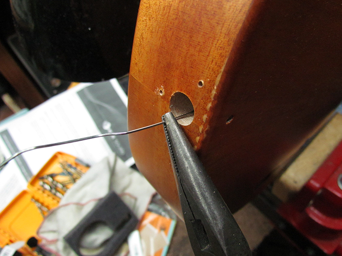 K&K Pickup Installation on Gretsch G9130 New Yorker Supreme Mandolin